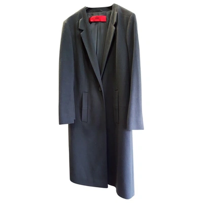 Pre-owned Hugo Boss Cashmere Coat In Anthracite