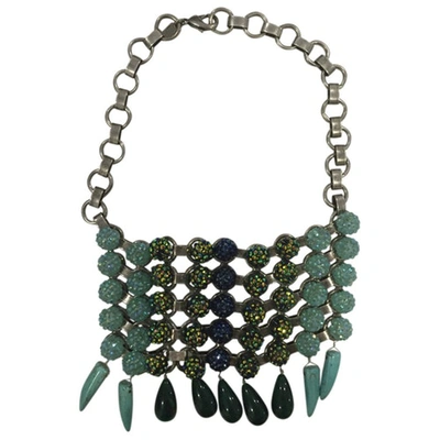 Pre-owned Dannijo Necklace In Green