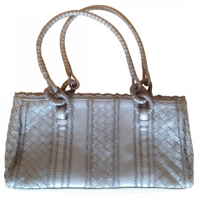 Pre-owned Bottega Veneta Grey Leather Handbag