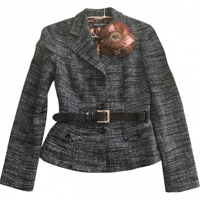 Pre-owned Dolce & Gabbana Multicolour Tweed Jacket