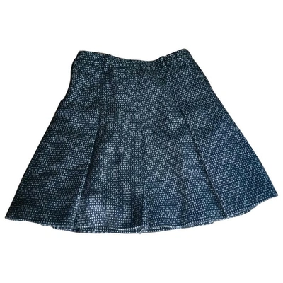 Pre-owned Dolce & Gabbana Black Wool Skirt