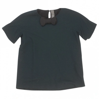 Pre-owned Lanvin Green Wool Top