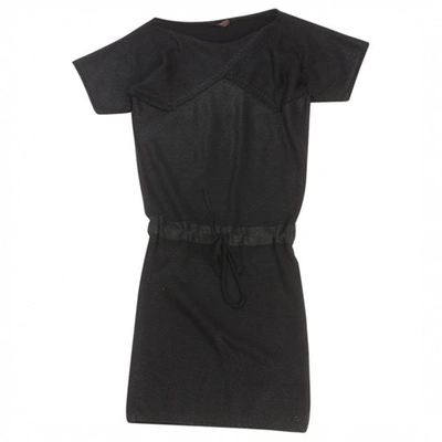 Pre-owned Loewe Wool Dress In Black