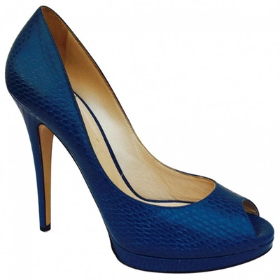 Pre-owned Casadei Pumps In Blue