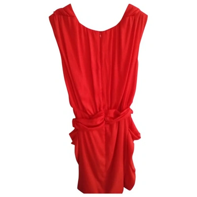 Pre-owned Comptoir Des Cotonniers Mid-length Dress In Red