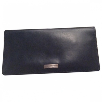 Pre-owned St Dupont Black Leather Wallet
