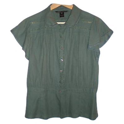 Pre-owned Marc Jacobs Green Cotton Top