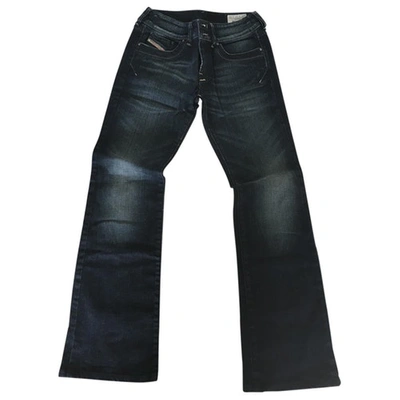 Pre-owned Diesel Blue Cotton Jeans