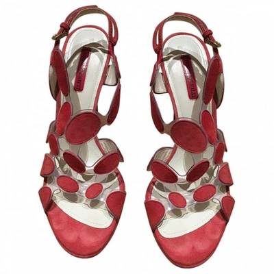 Pre-owned Cesare Paciotti Sandal In Pink