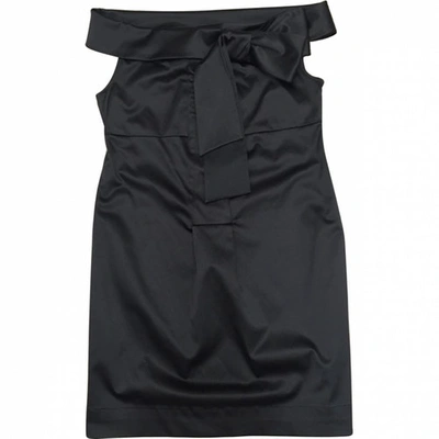 Pre-owned Diane Von Furstenberg Black Cotton Dress