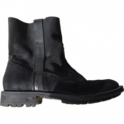 Pre-owned Ndc Western Boots In Black