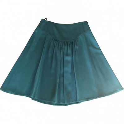 Pre-owned Prada Skirt In Green