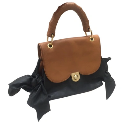 Pre-owned Zac Posen Black Leather Handbag