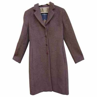 Pre-owned Tara Jarmon Wool Coat In Brown