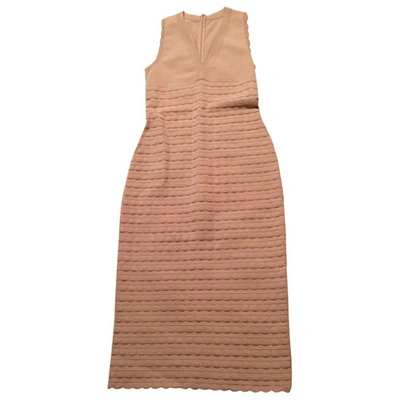Pre-owned Alaïa Mid-length Dress In Pink
