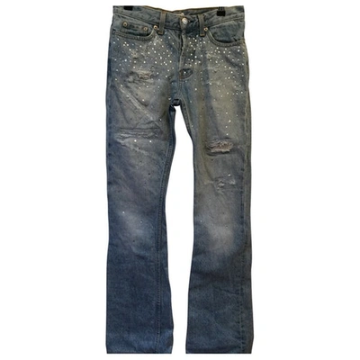 Pre-owned Pinko Blue Cotton Jeans