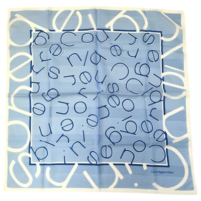Pre-owned Courrèges Neckerchief In Blue