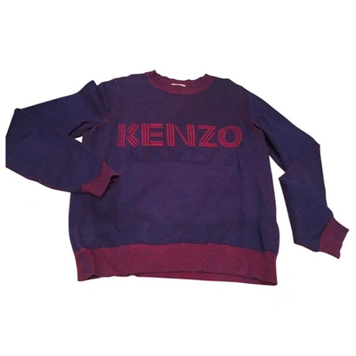 Pre-owned Kenzo Sweater In Purple