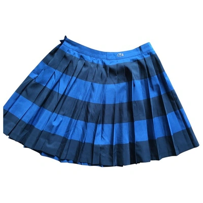 Pre-owned Lacoste Live Skirt In Blue