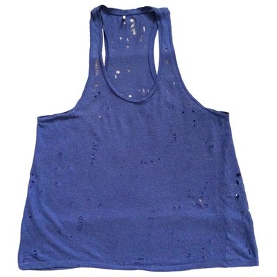 Pre-owned Iro Linen Vest In Blue
