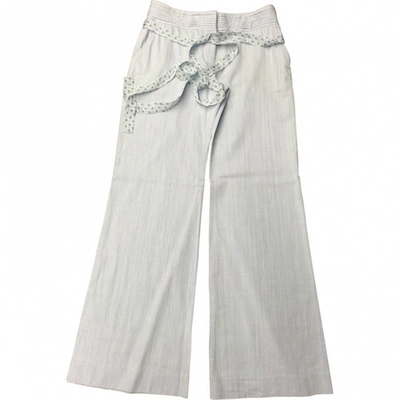 Pre-owned Roberto Cavalli Jean Trousers In Blue