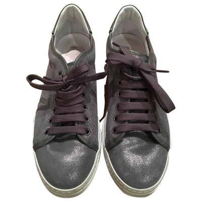 Pre-owned Tod's Todd Sneakers In Metallic