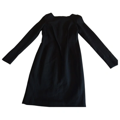 Pre-owned Roland Mouret Wool Dress In Black