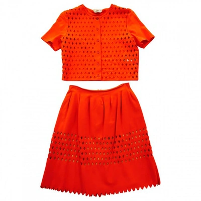 Pre-owned Fendi Orange Skirt