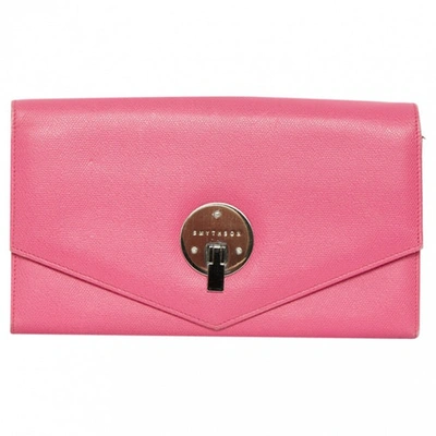 Pre-owned Smythe Small Leather Good In Pink