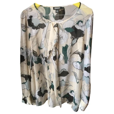 Pre-owned Donna Karan Silk Shirt In Multicolour