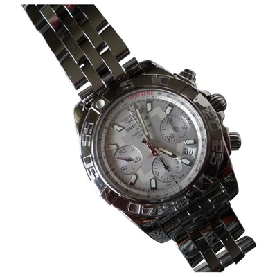 Pre-owned Breitling Watch In Silver