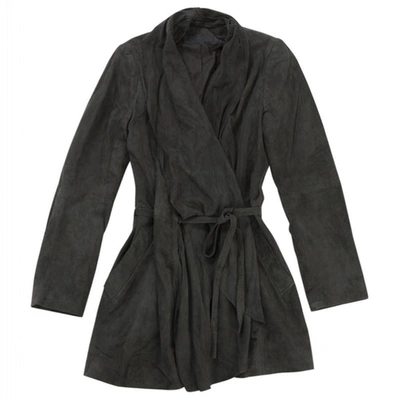 Pre-owned Nicole Farhi Jacket In Anthracite