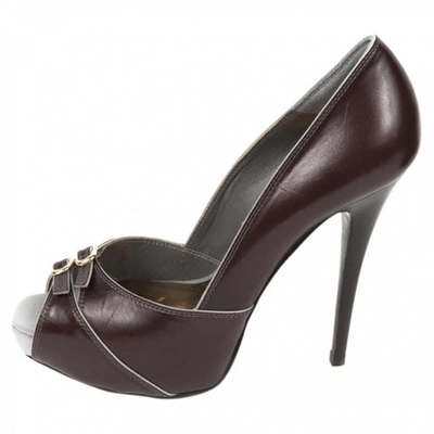 Pre-owned Barbara Bui Leather Pumps In Brown