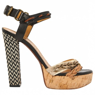 Pre-owned Lanvin Leather Sandals In Multicolour