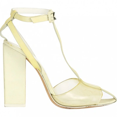 Pre-owned Alexander Wang Sandals In Yellow