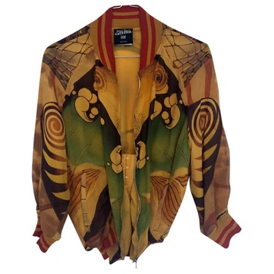 Pre-owned Jean Paul Gaultier Silk Jacket In Orange
