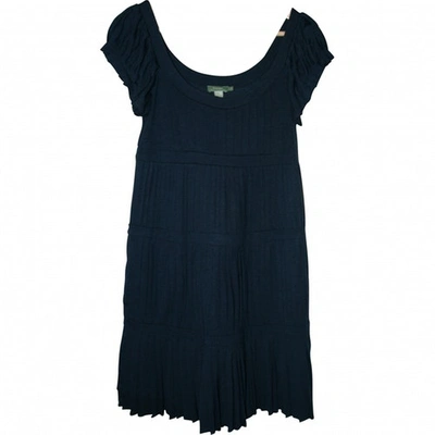Pre-owned Hoss Intropia Mid-length Dress In Navy