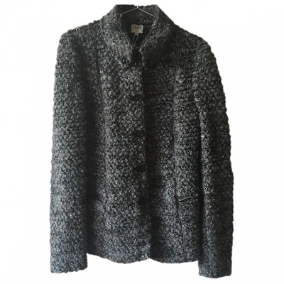 Pre-owned Giorgio Armani Wool Caban In Grey
