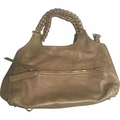Pre-owned Givenchy Leather Hand Bag In Brown