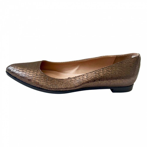lanvin leather ballet flats