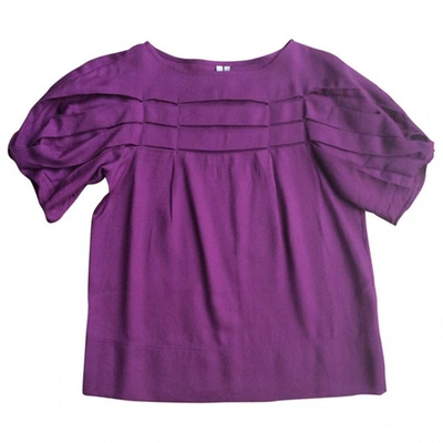Pre-owned Iro Woollen Blouse In Purple