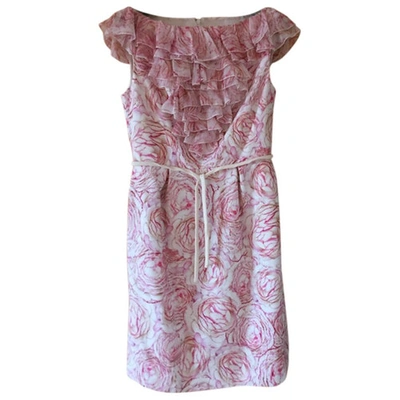 Pre-owned Giambattista Valli Silk Dress In Pink