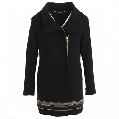 Pre-owned Roland Mouret Wool Coat In Black