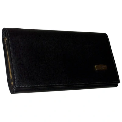Pre-owned Courrèges Wallet In Black