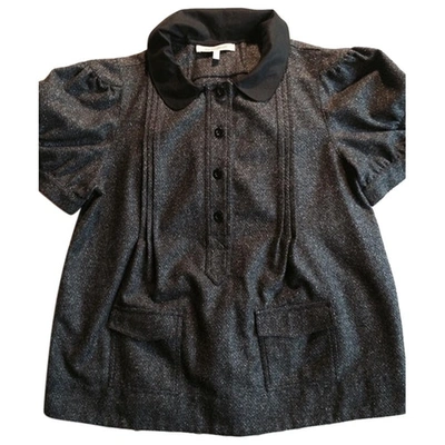 Pre-owned See By Chloé Wool Top In Anthracite