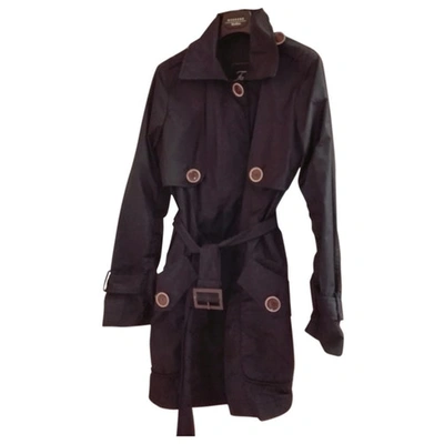 Pre-owned Fay Trench Coat In Blue