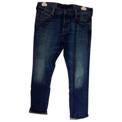 Pre-owned Htc Blue Cotton Jeans