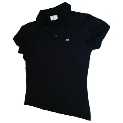 Pre-owned Lacoste Black Cotton Top