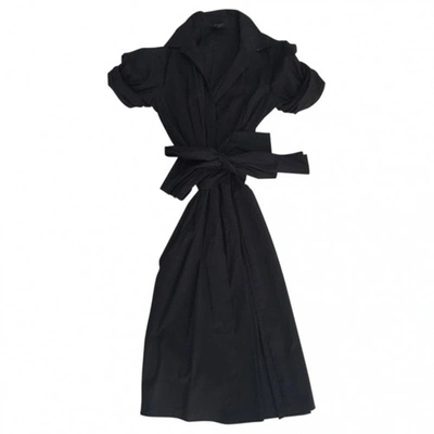 Pre-owned Calvin Klein Mid-length Dress In Black