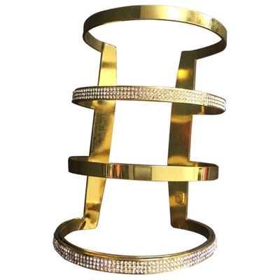 Pre-owned Luxury Fashion Gold Metal Bracelet